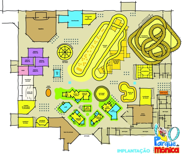 Mapa do novo Parque da Mônica_Shopping SP Market_Coletiva 2804201520minutospratudo